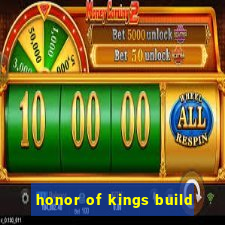 honor of kings build